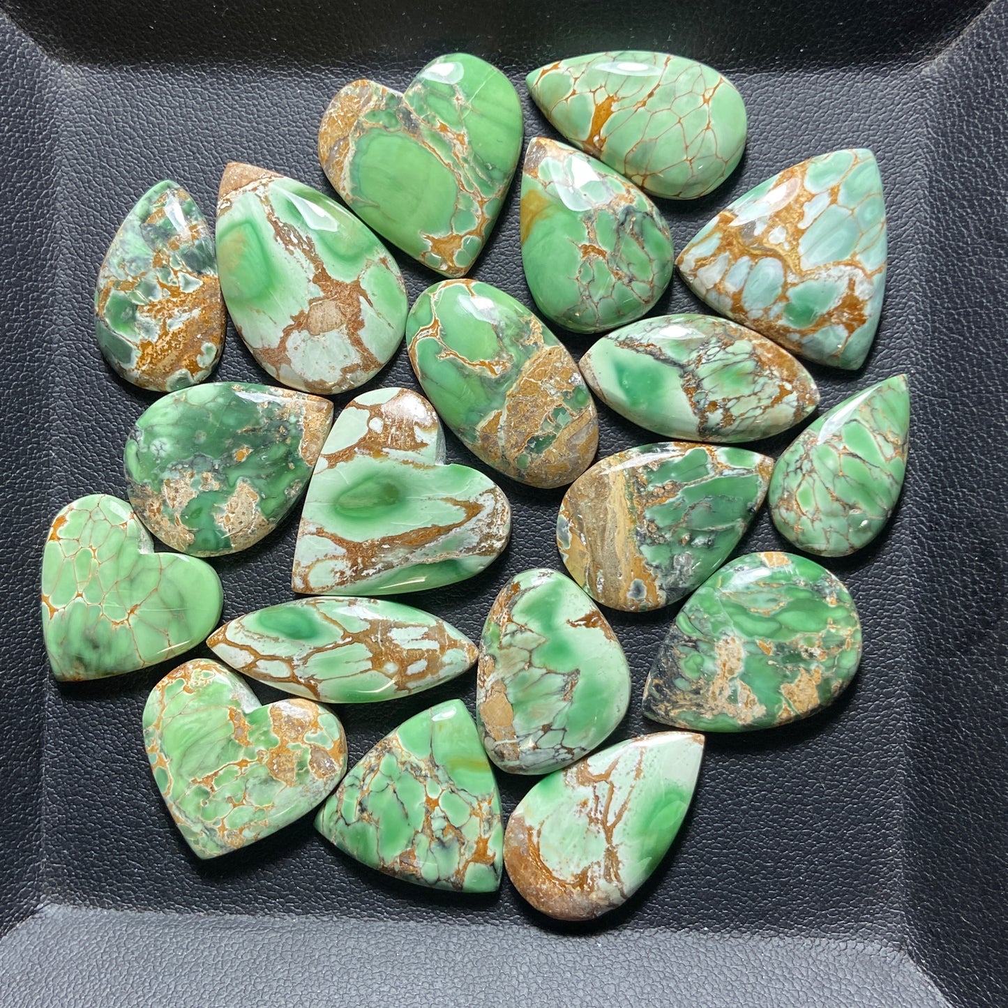 Australian Variscite Wholesale Lot - 19 Pcs