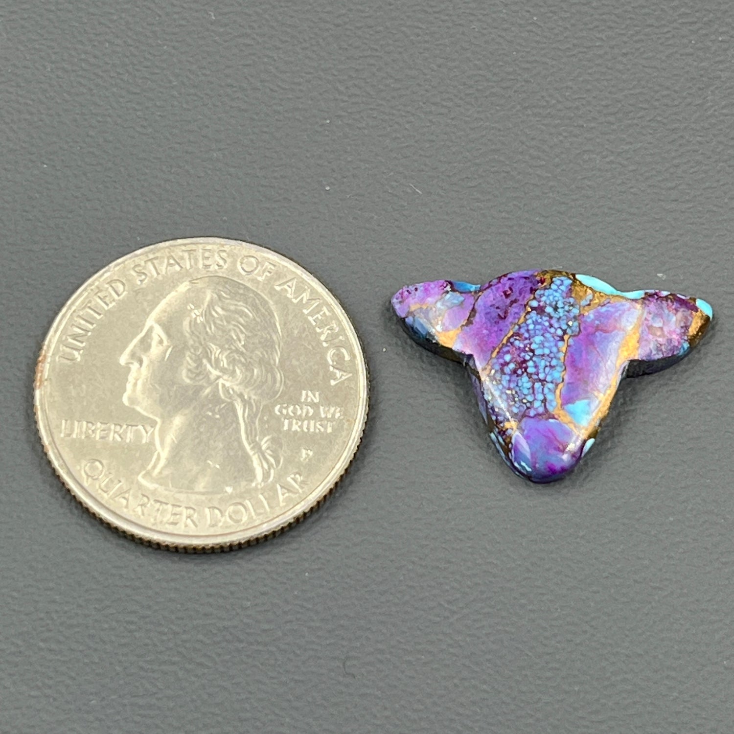Kingman Purple Turquoise Mohave - Loose Cab - Cow Head