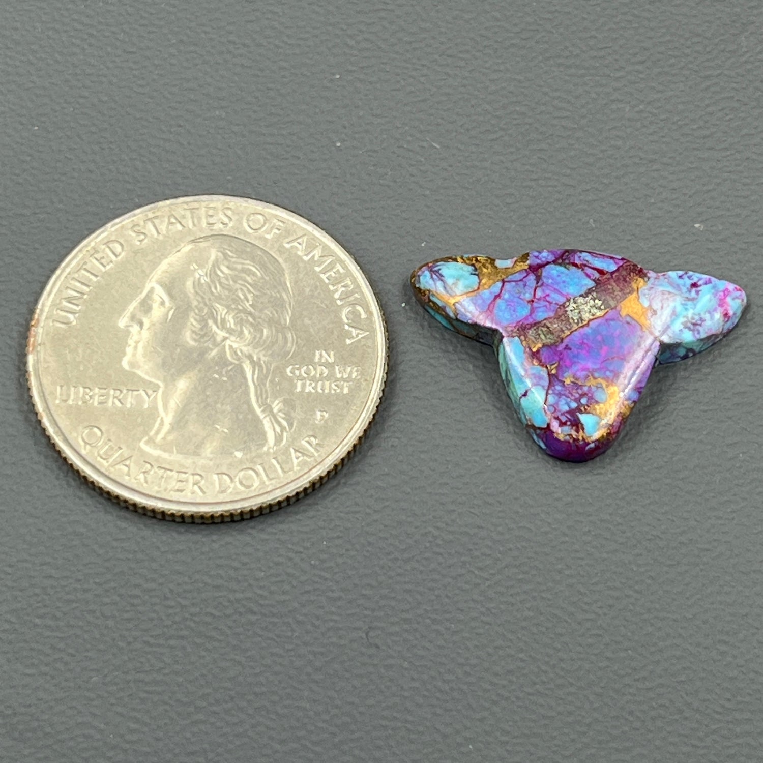 Kingman Purple Turquoise Mohave - Loose Cab - Cow Head