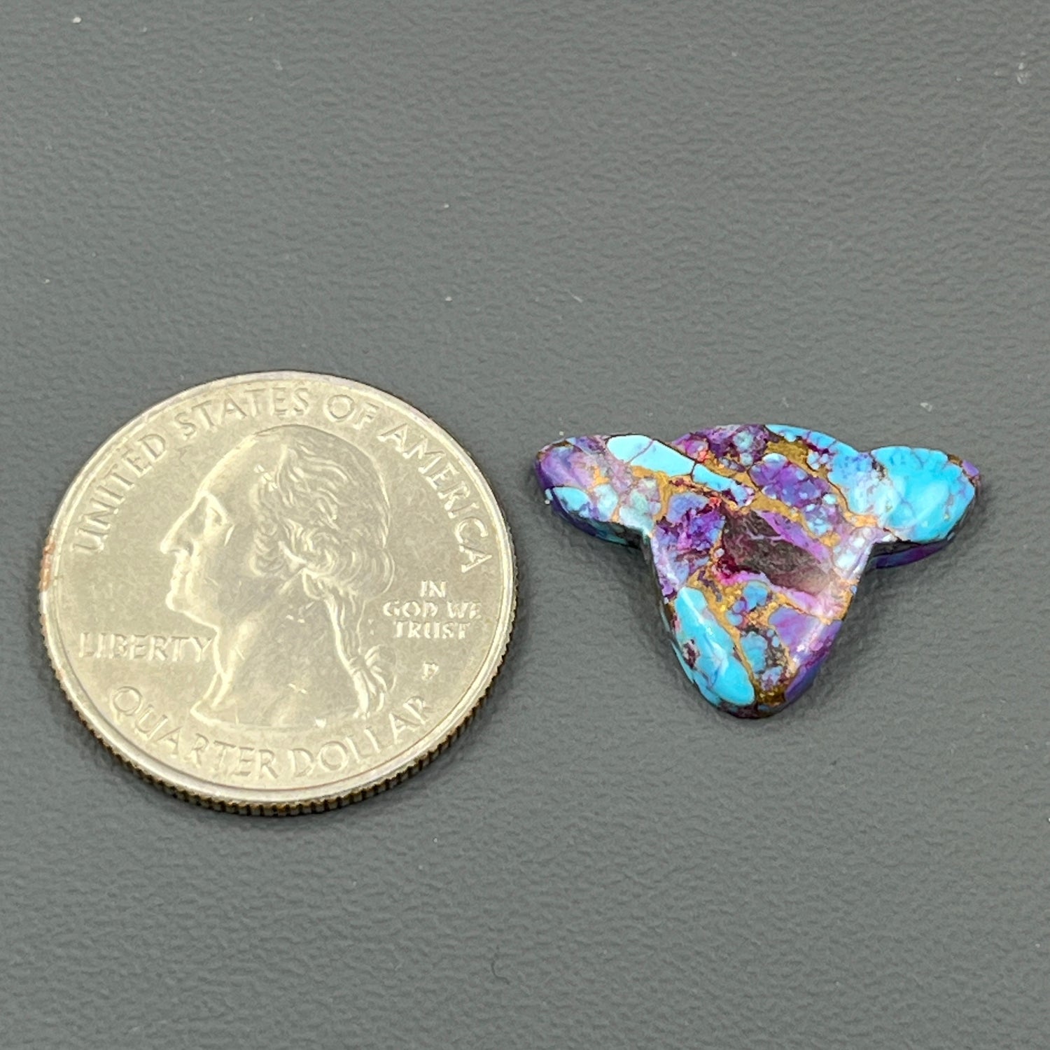Kingman Purple Turquoise Mohave - Loose Cab - Cow Head