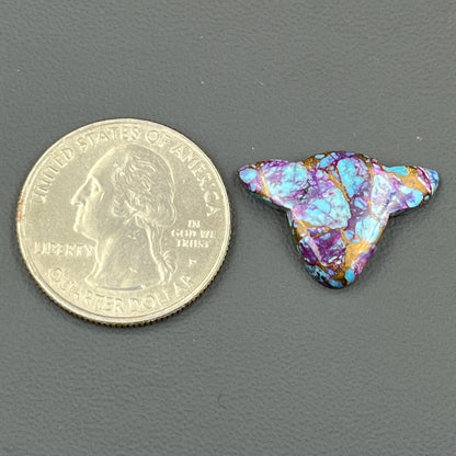 Kingman Purple Turquoise Mohave - Loose Cab - Cow Head