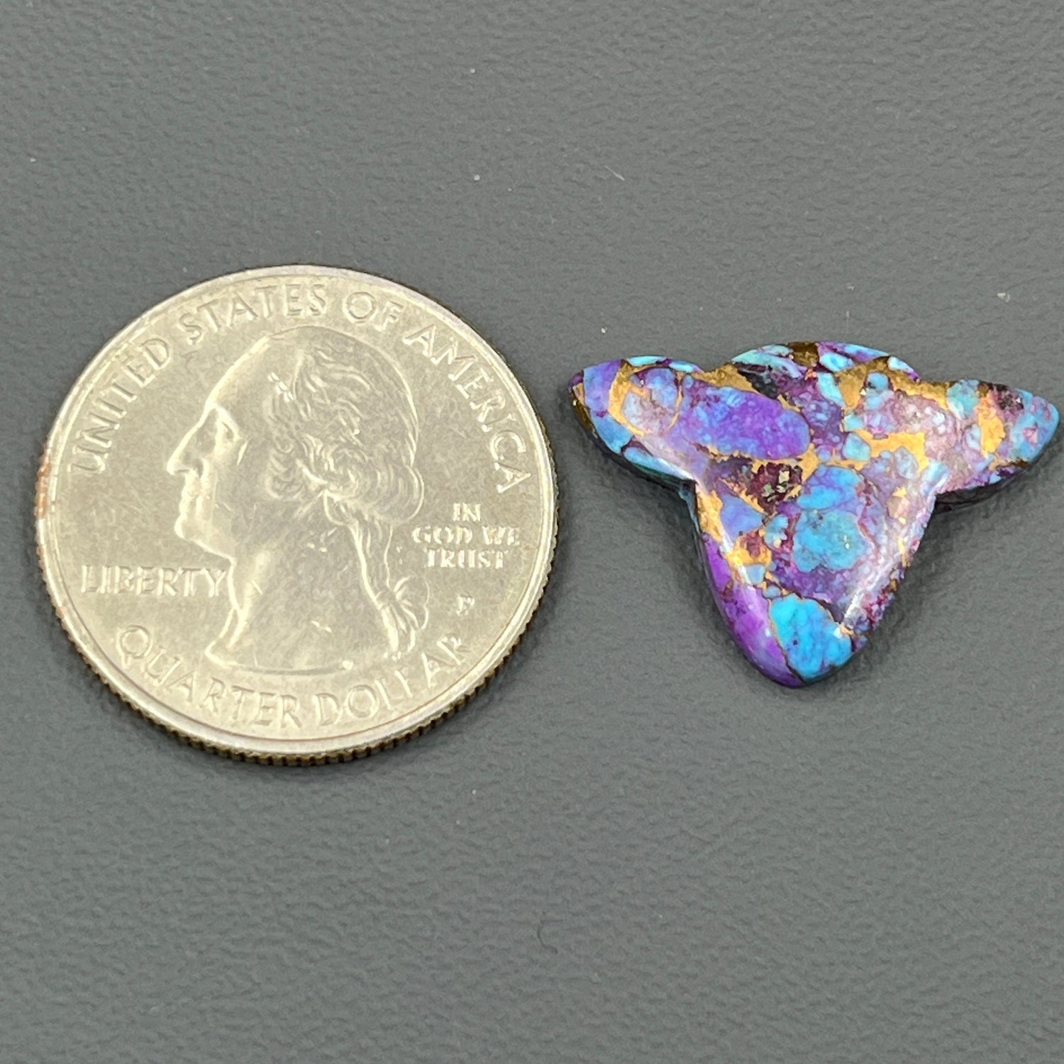Kingman Purple Turquoise Mohave - Loose Cab - Cow Head