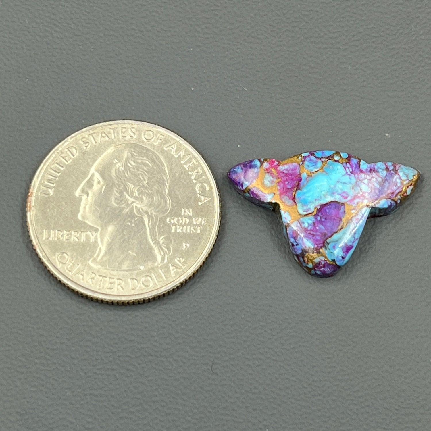 Kingman Purple Turquoise Mohave - Loose Cab - Cow Head