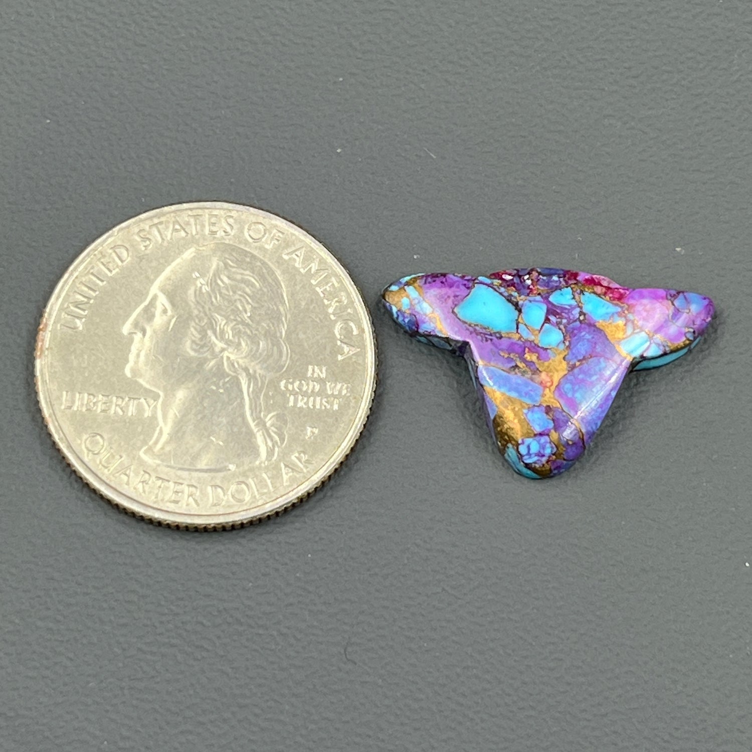 Kingman Purple Turquoise Mohave - Loose Cab - Cow Head