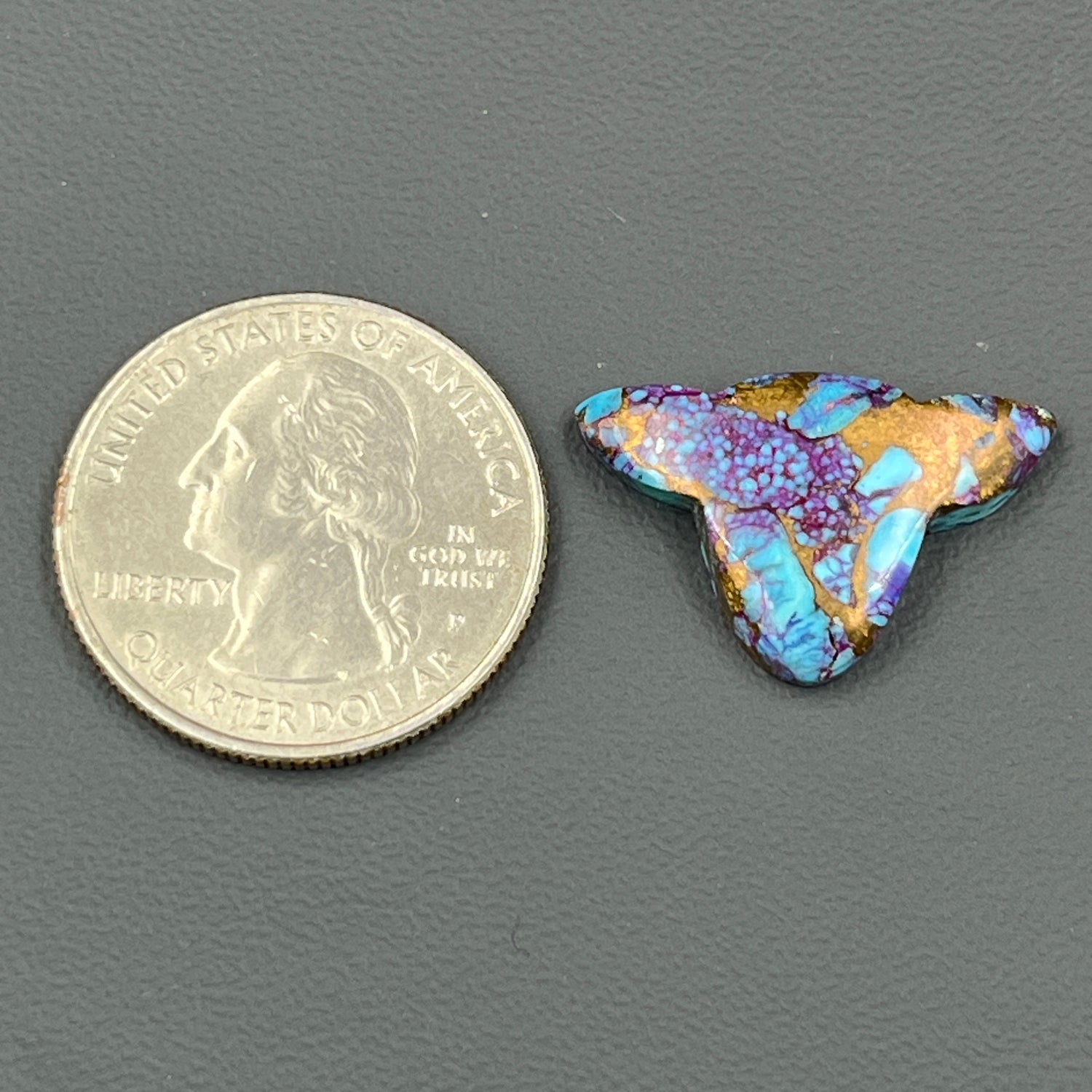 Kingman Purple Turquoise Mohave - Loose Cab - Cow Head