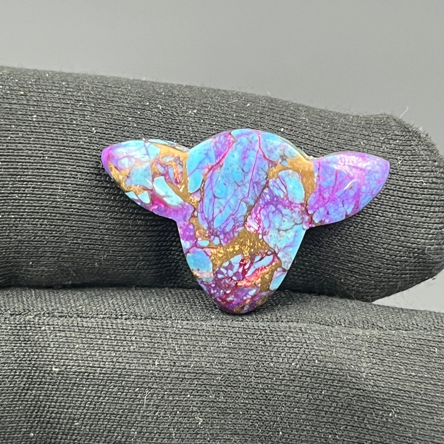 Kingman Purple Turquoise Mohave - Loose Cab - Cow Head