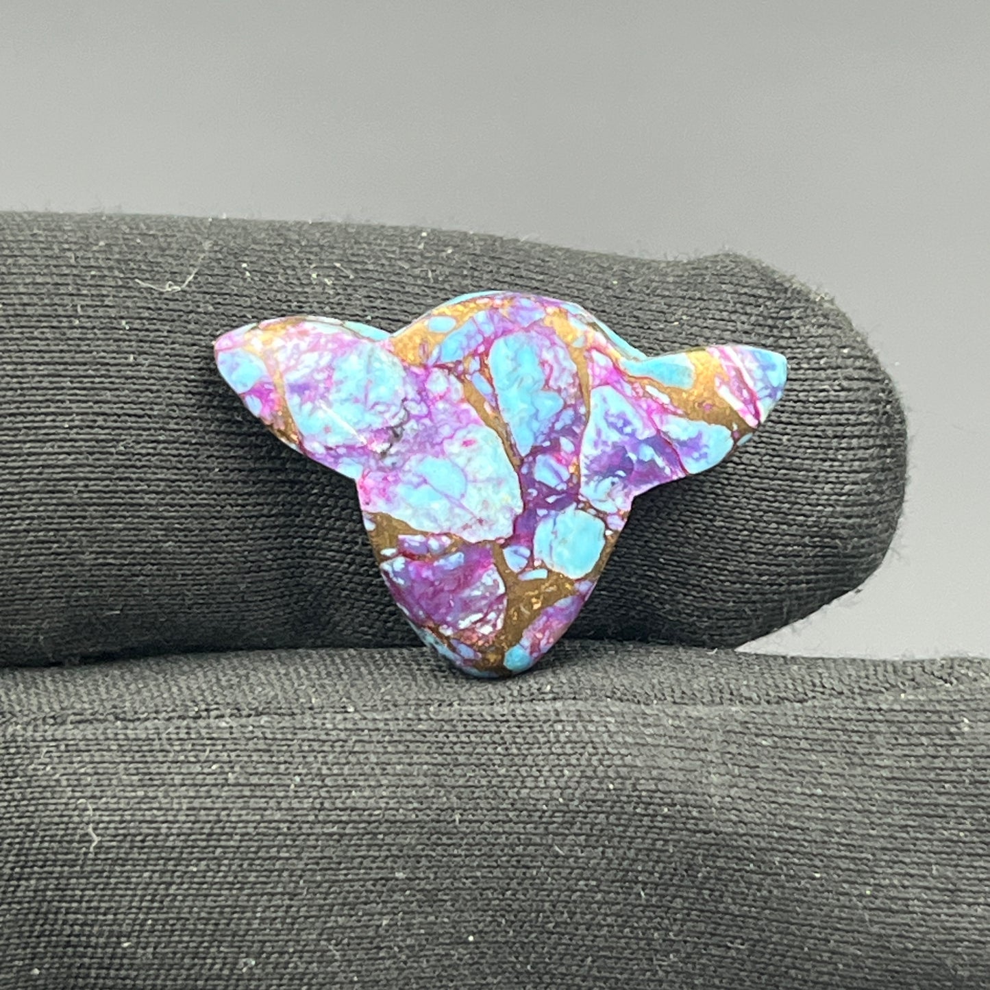 Kingman Purple Turquoise Mohave - Loose Cab - Cow Head