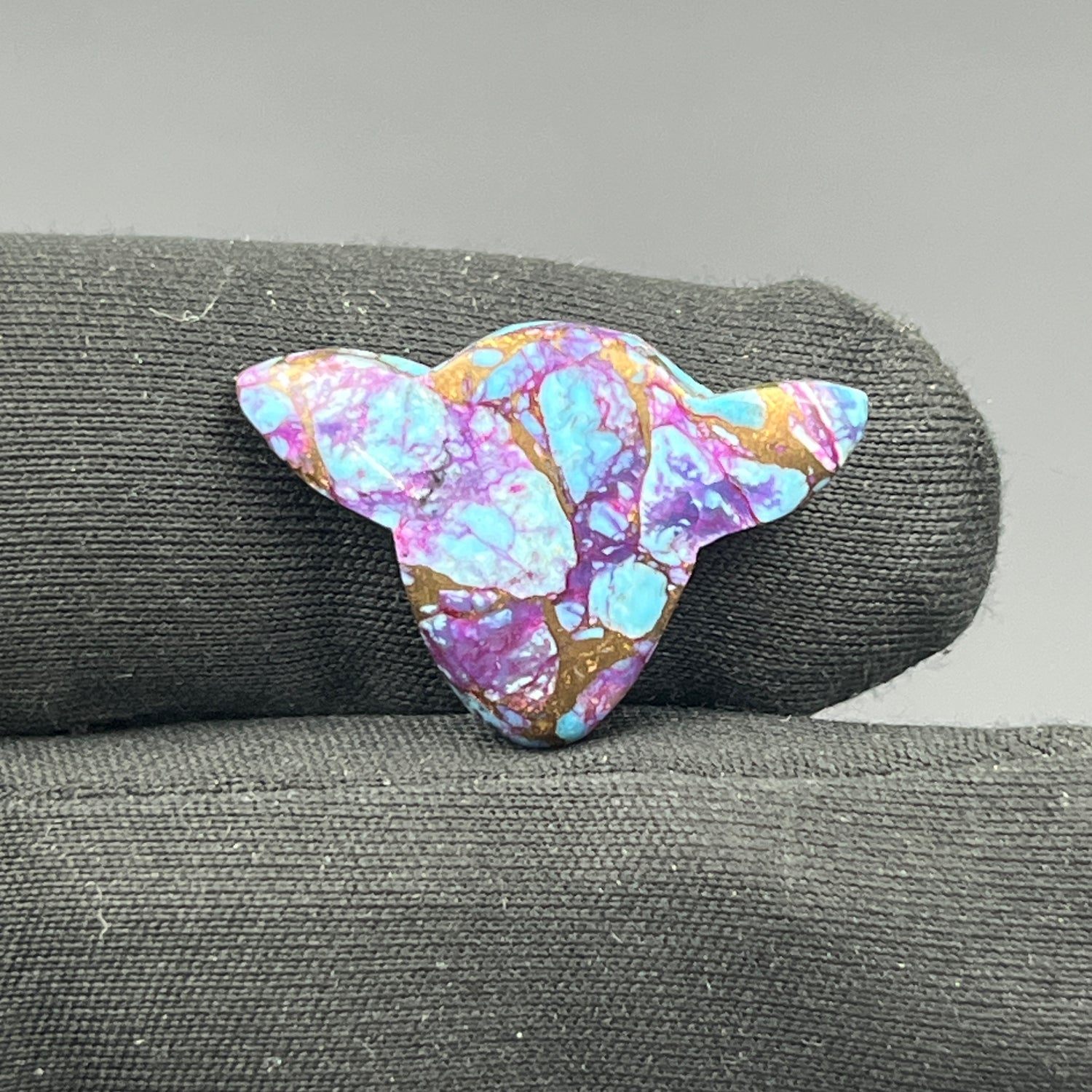 Kingman Purple Turquoise Mohave - Loose Cab - Cow Head