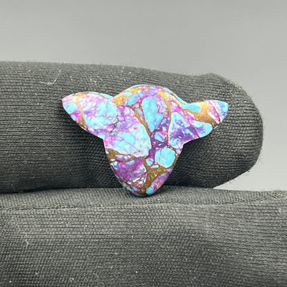 Kingman Purple Turquoise Mohave - Loose Cab - Cow Head