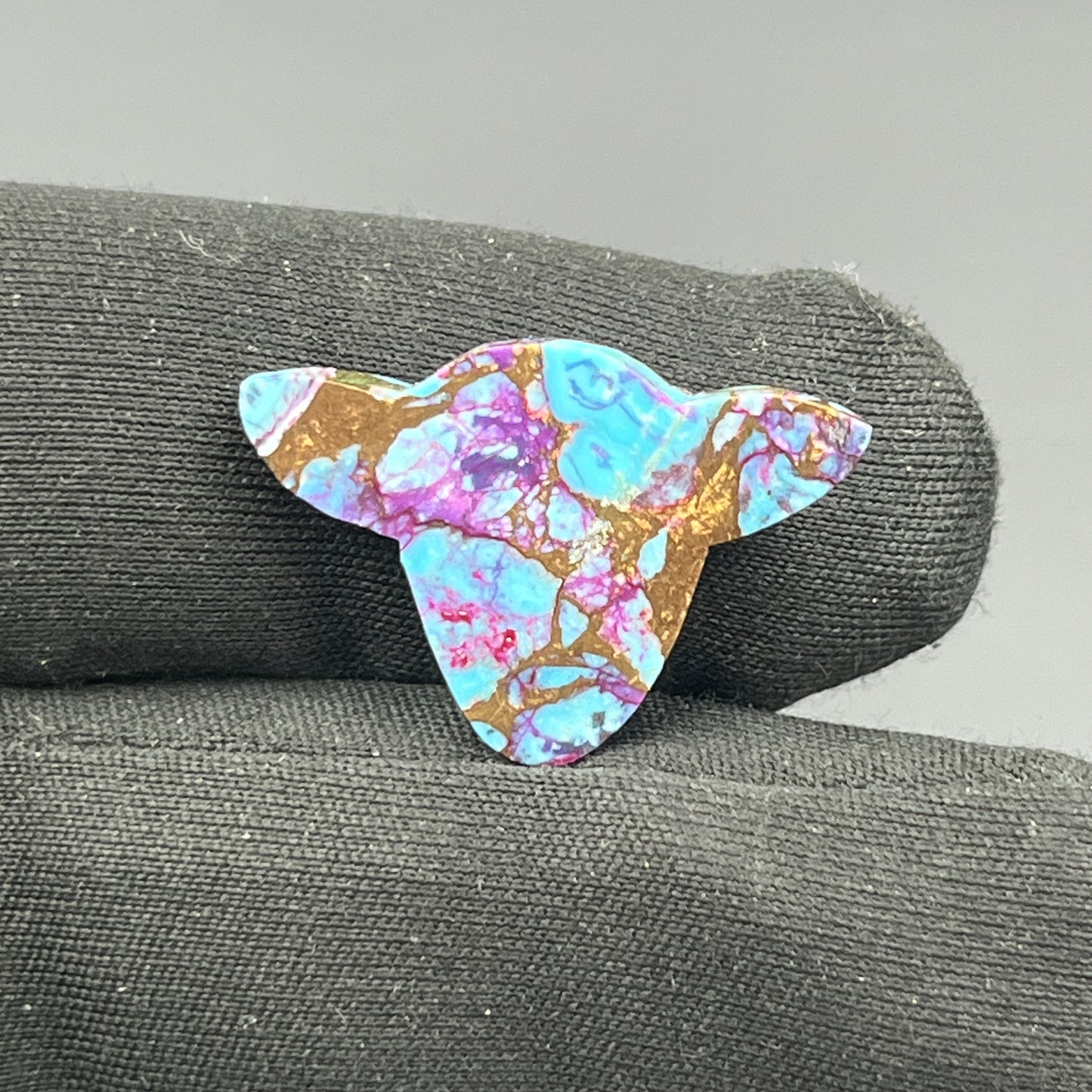 Kingman Purple Turquoise Mohave - Loose Cab - Cow Head