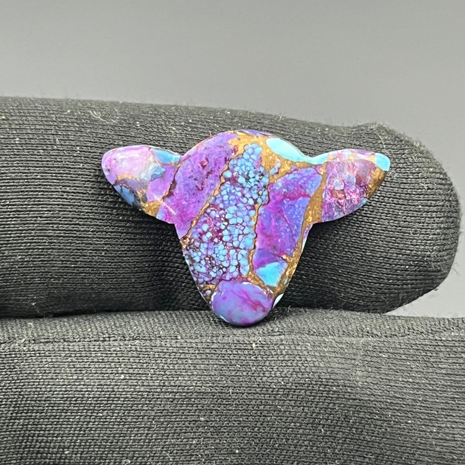 Kingman Purple Turquoise Mohave - Loose Cab - Cow Head