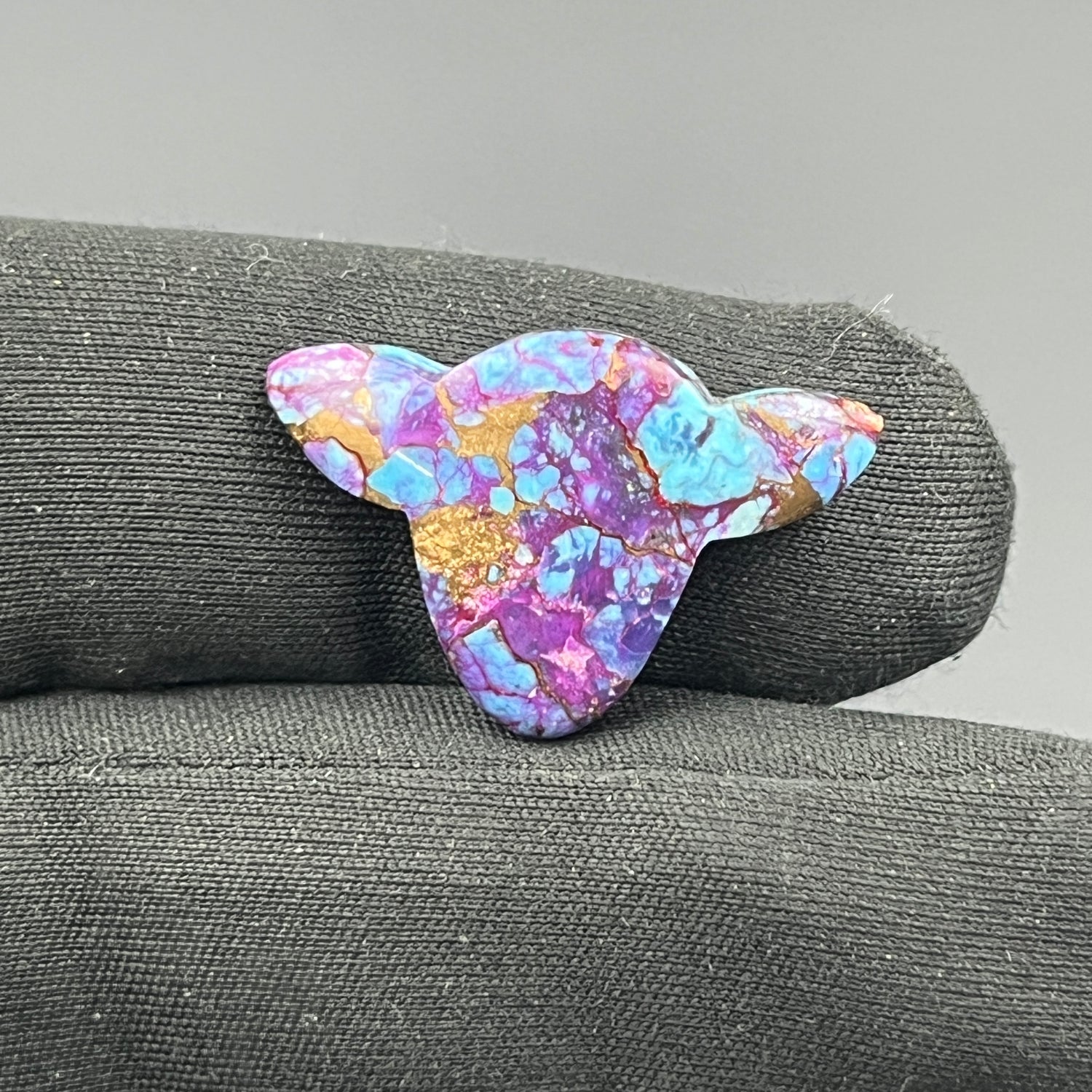 Kingman Purple Turquoise Mohave - Loose Cab - Cow Head