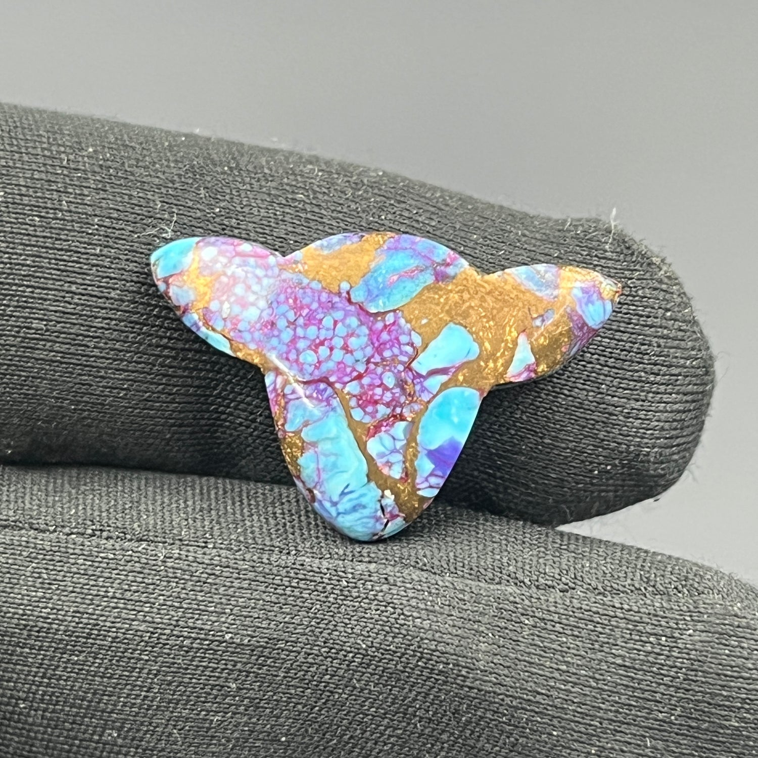 Kingman Purple Turquoise Mohave - Loose Cab - Cow Head