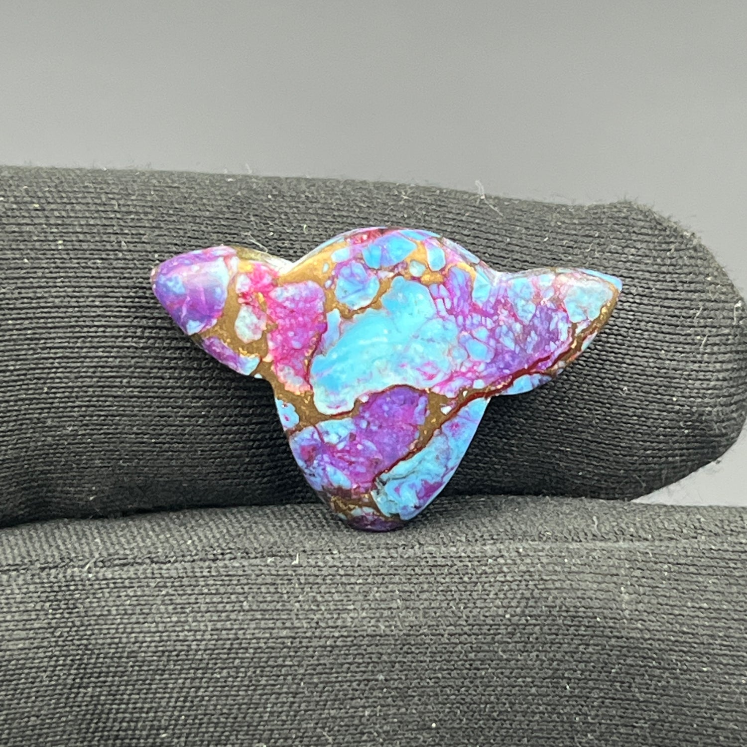 Kingman Purple Turquoise Mohave - Loose Cab - Cow Head