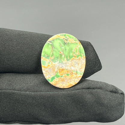 Variscite Green Turquoise Cabochon - Oval