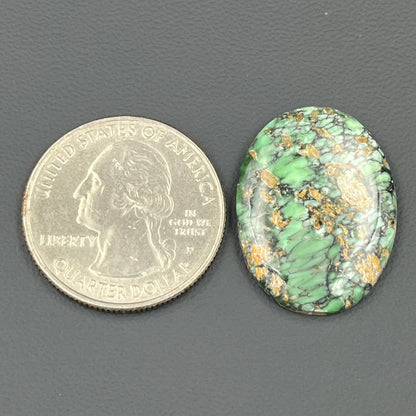 Variscite Green Turquoise Cabochon - Oval