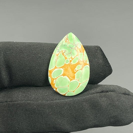 Variscite Green Turquoise Cabochon - Teardrop