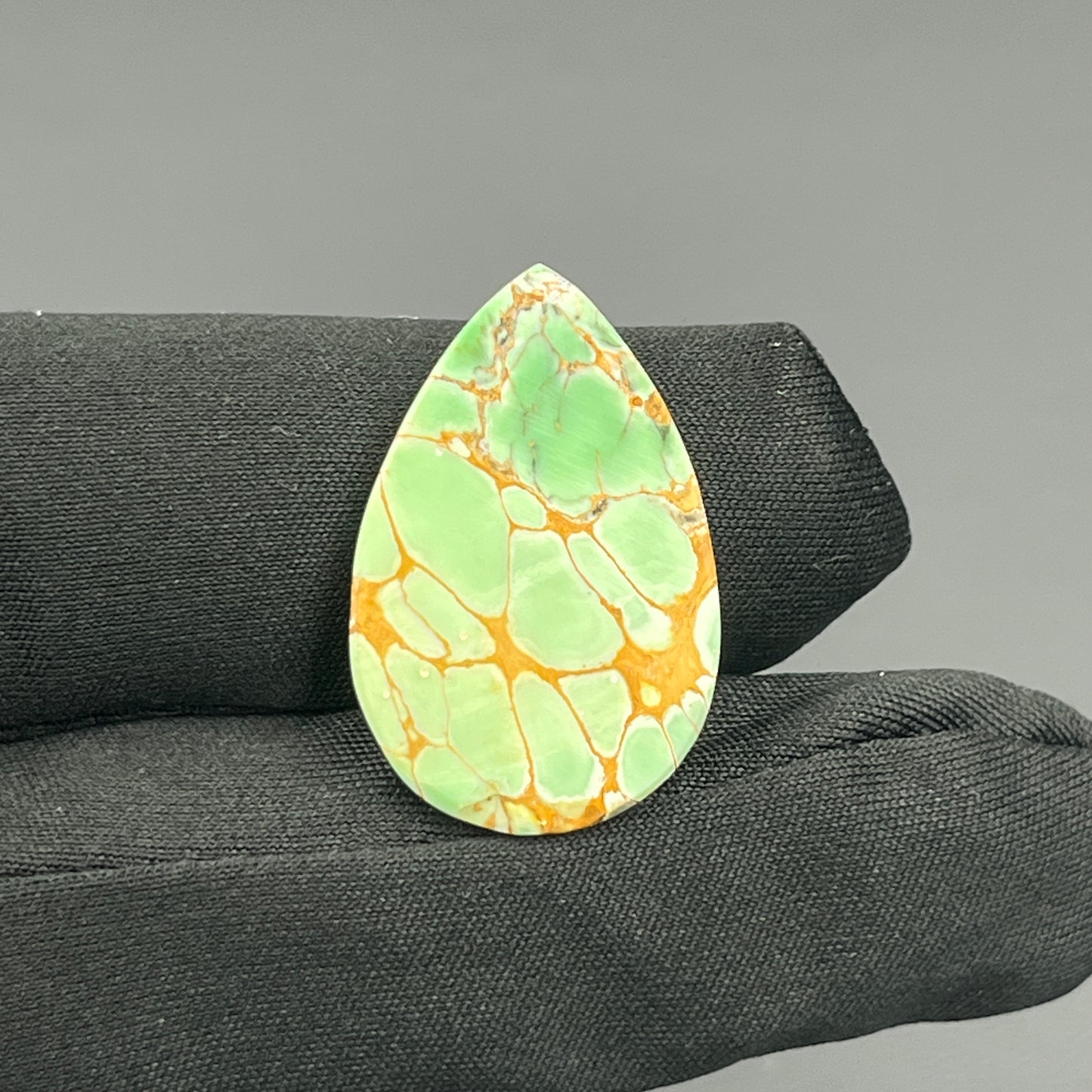 Variscite Green Turquoise Cabochon - Teardrop