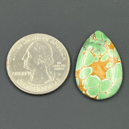 Variscite Green Turquoise Cabochon - Teardrop