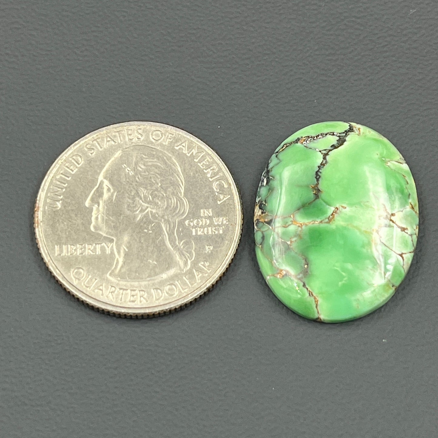 Variscite Green Turquoise Cabochon - Oval