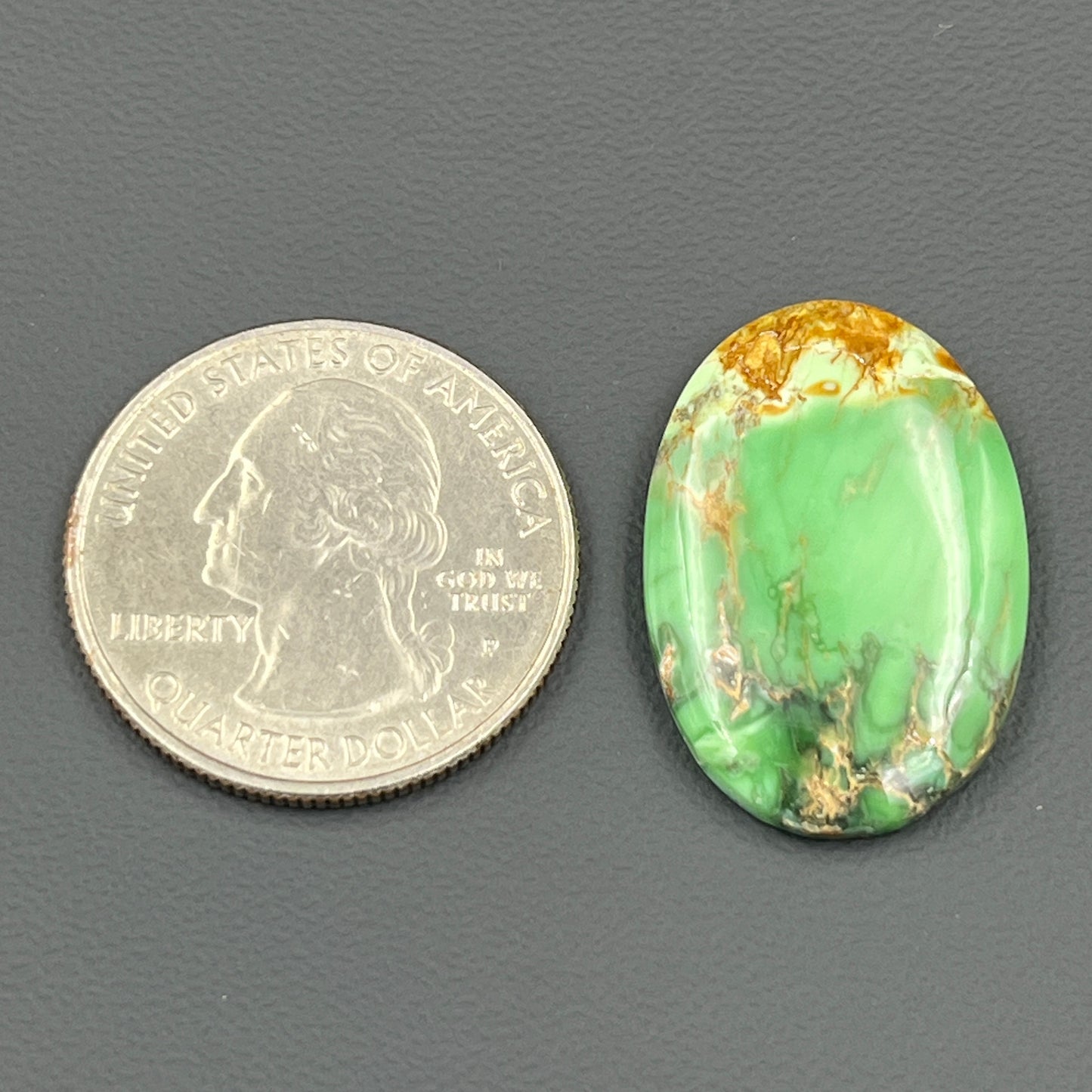 Variscite Green Turquoise Cabochon - Oval