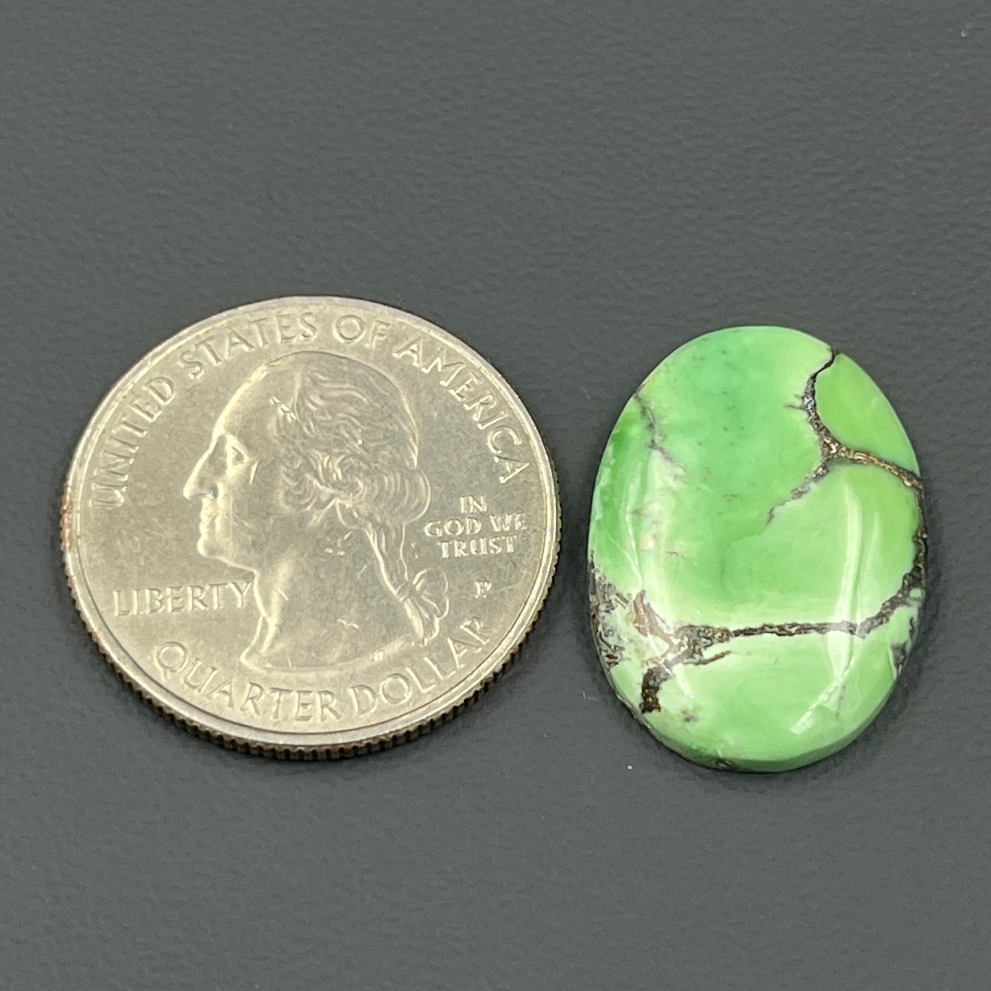 Variscite Green Turquoise Cabochon - Oval