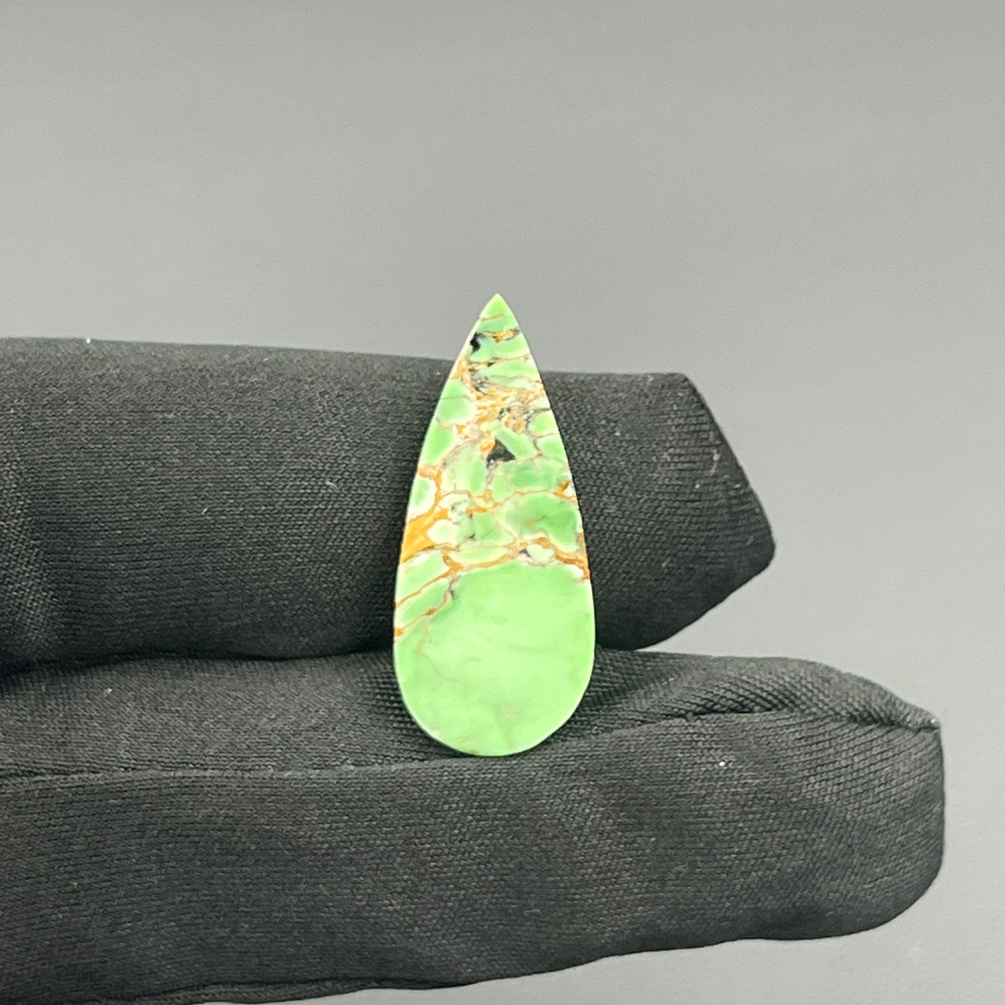 Variscite Green Turquoise Cabochon - Teardrop