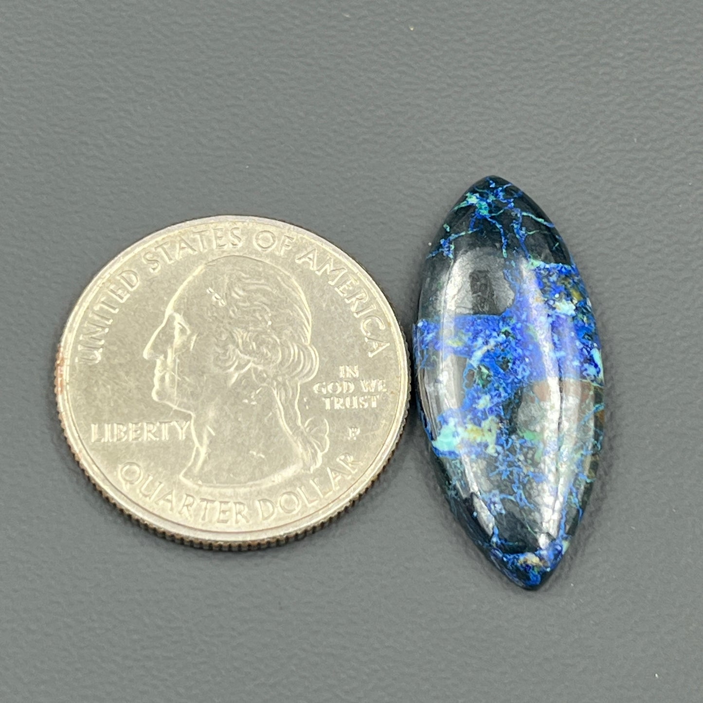 Top Quality Azurite Cabochon - Marquise