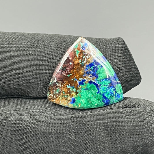 Top Quality Azurite Cabochon - Triangle