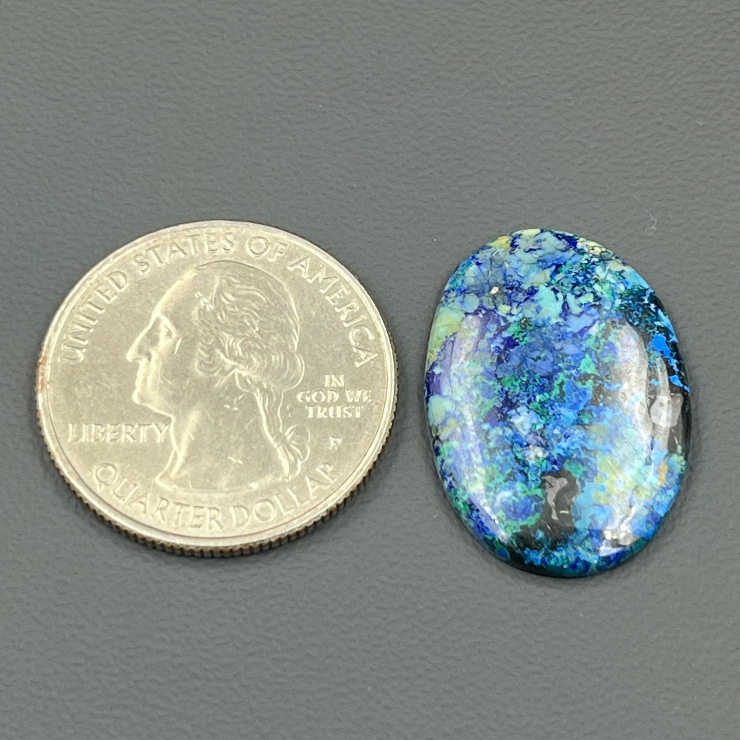 Top Quality Azurite Cabochon - Oval