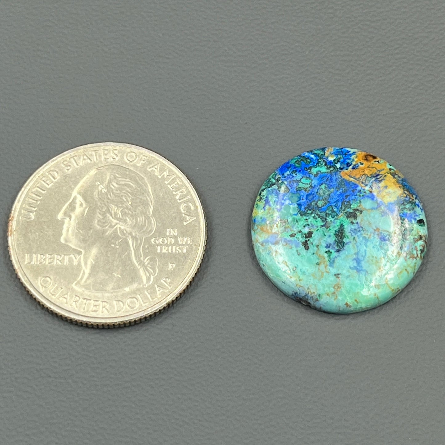 Top Quality Azurite Cabochon - Round