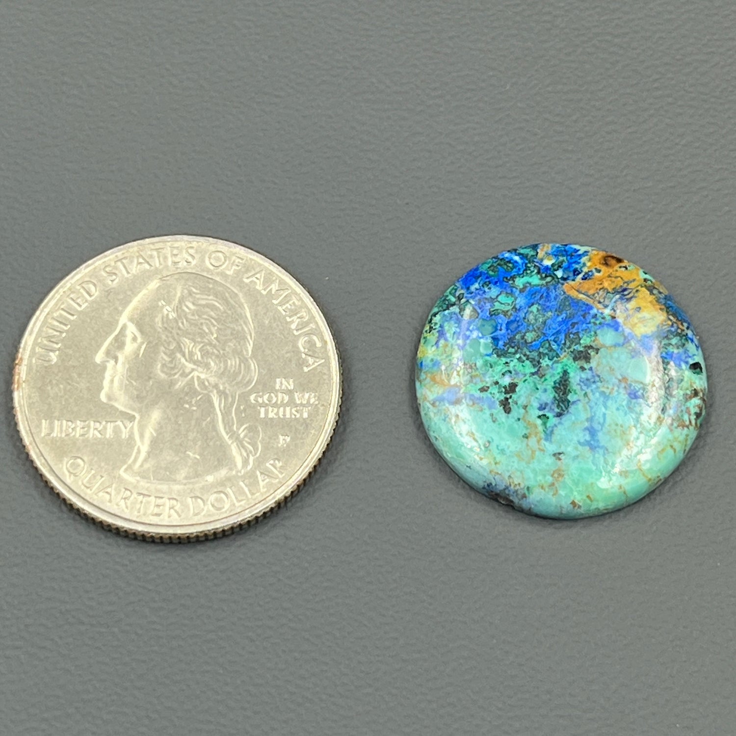 Top Quality Azurite Cabochon - Round
