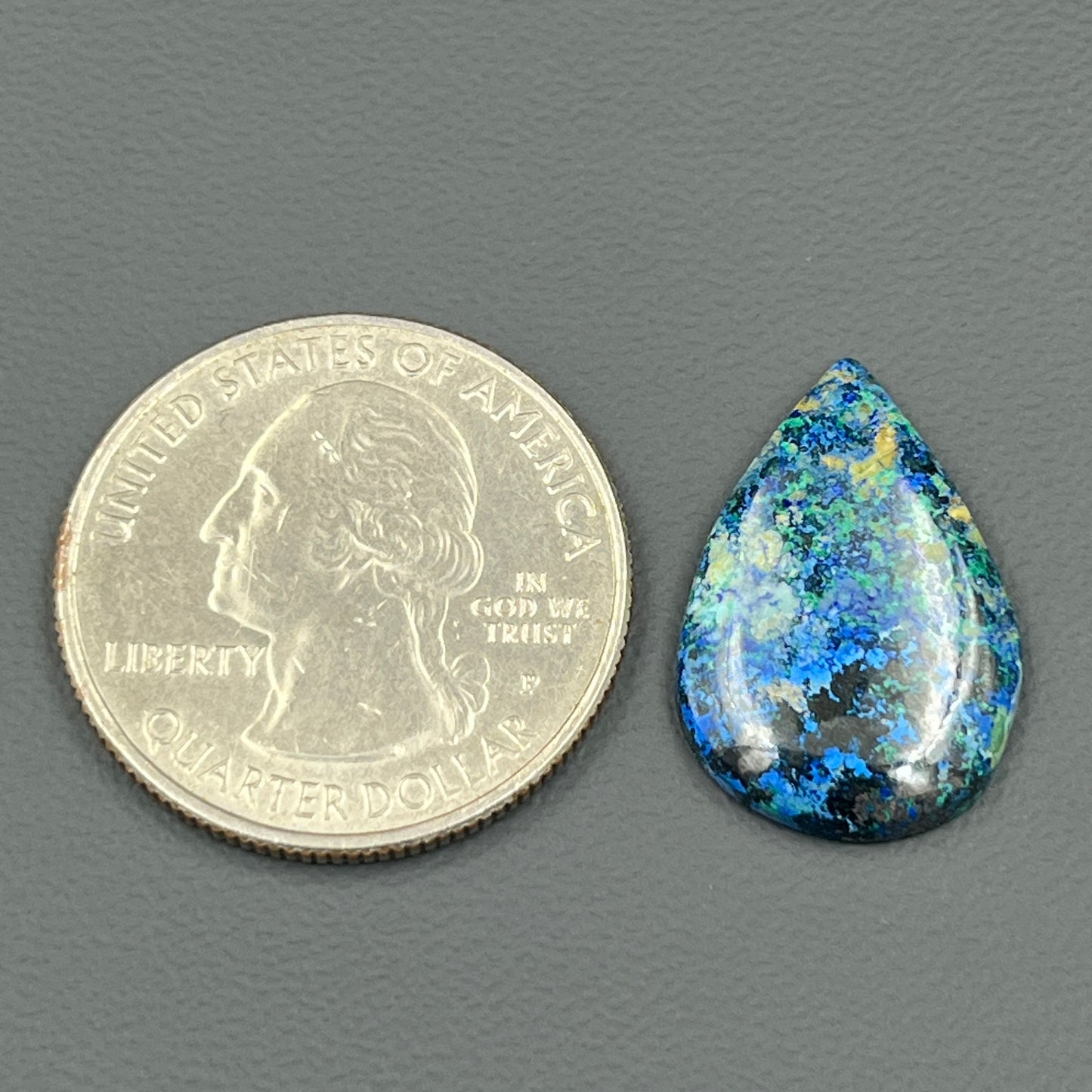 Top Quality Azurite Cabochon - Teardrop