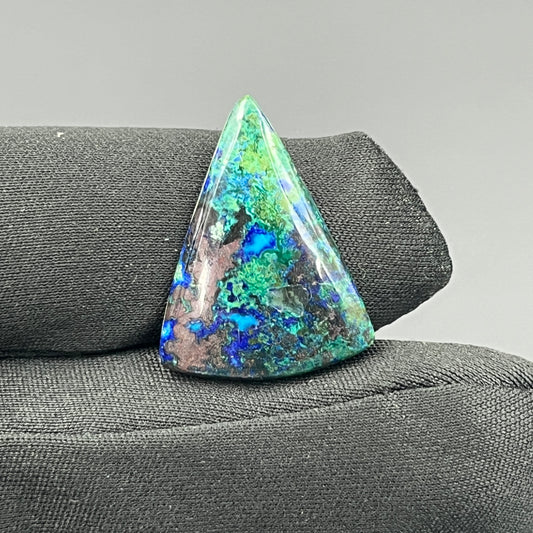 Top Quality Azurite Cabochon - Triangle