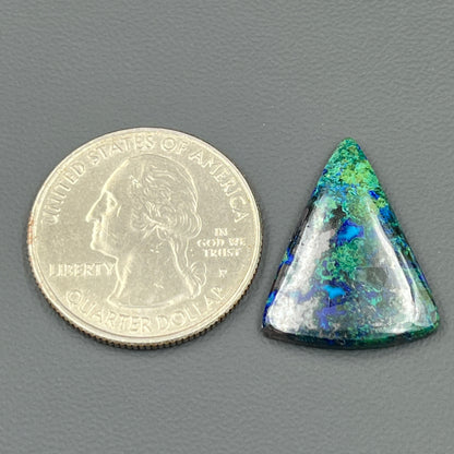 Top Quality Azurite Cabochon - Triangle