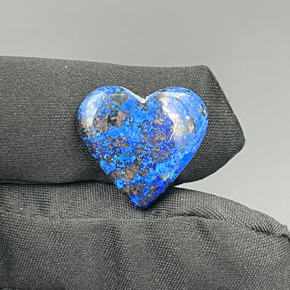 Top Quality Azurite Cabochon - Heart