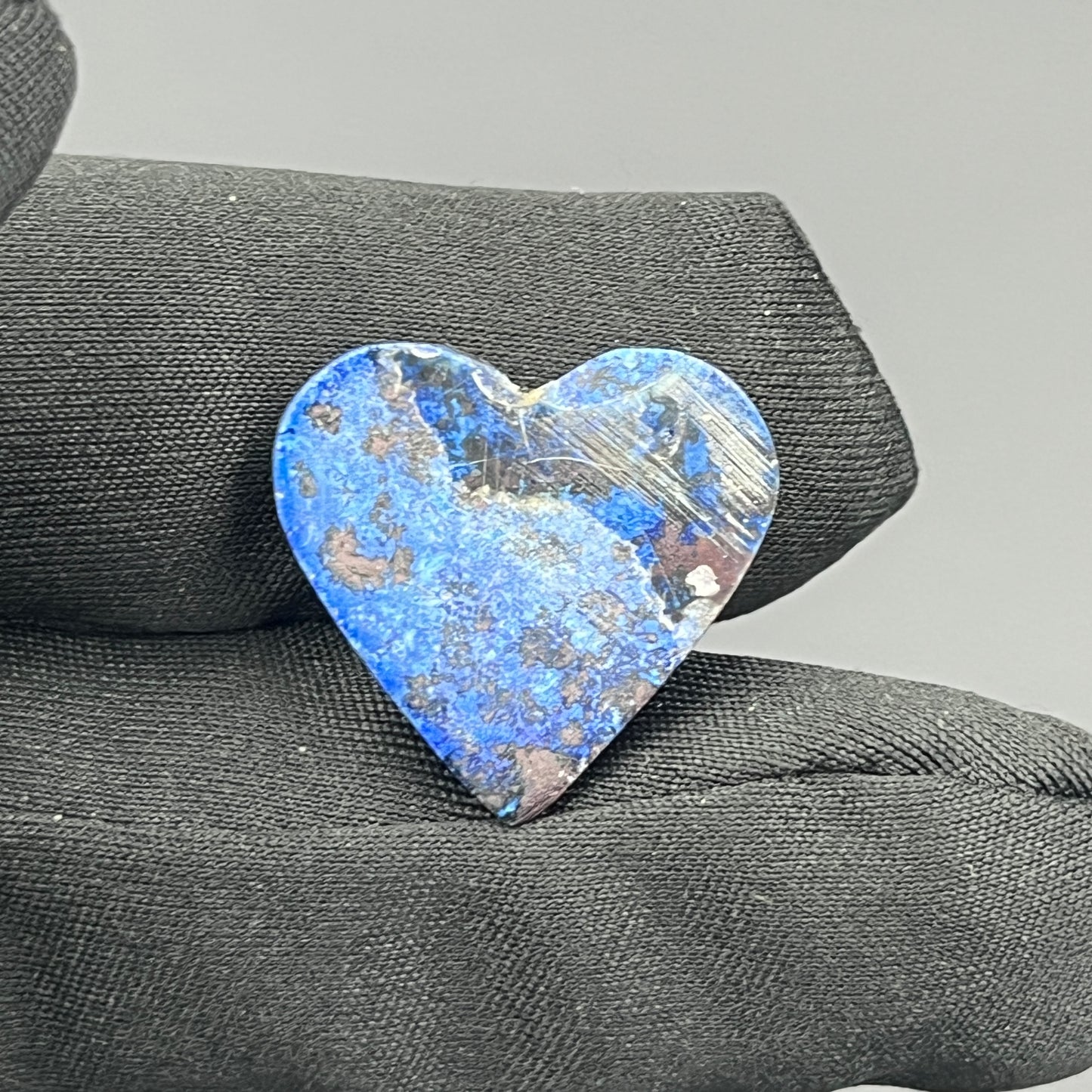 Top Quality Azurite Cabochon - Heart