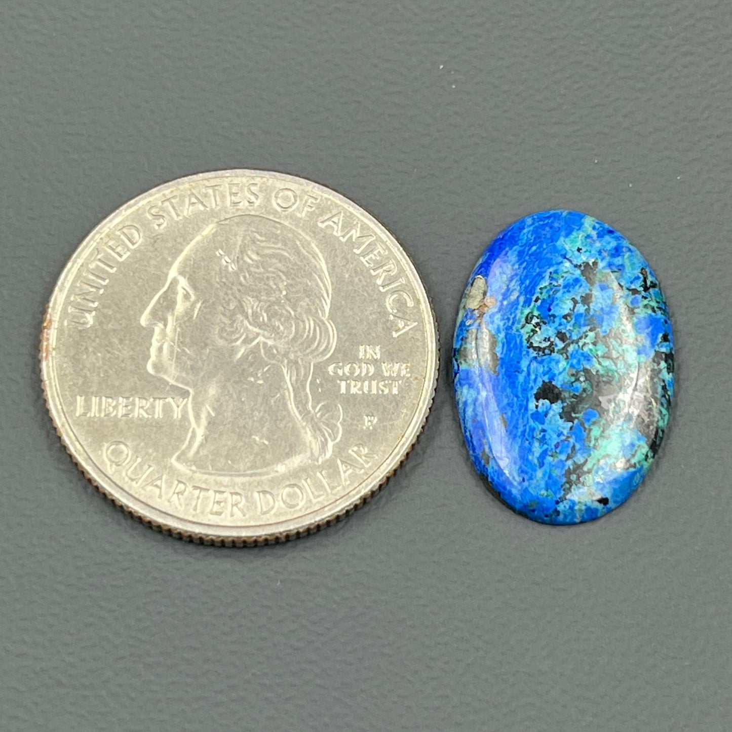 Top Quality Azurite Cabochon - Oval