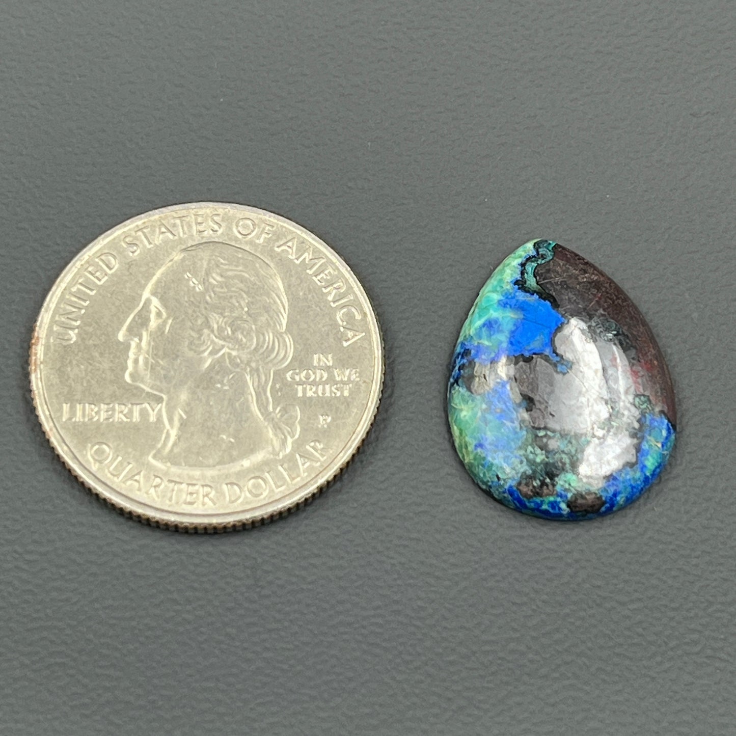 Top Quality Azurite Cabochon - Teardrop