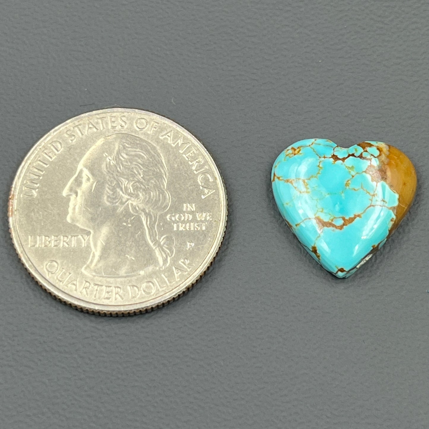 Number #8 Turquoise - Heart