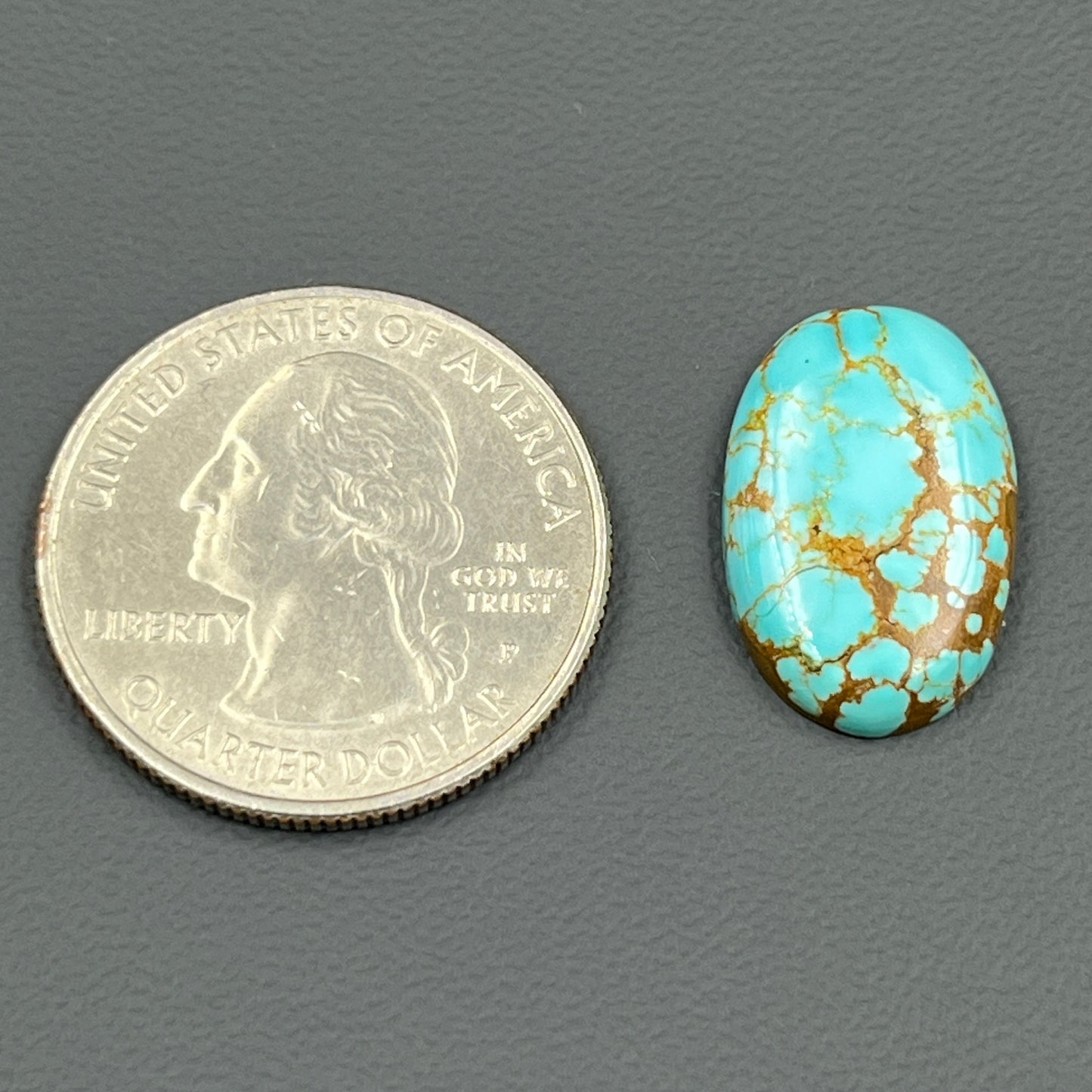 Number #8 Turquoise - Oval