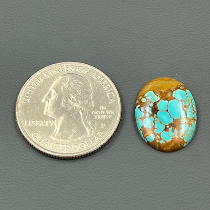 Number #8 Turquoise - Oval