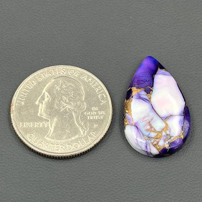 Kingman Purple Rose Dahlia  - Loose Cab - Teardrop
