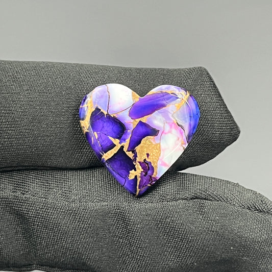 Kingman Purple Rose Dahlia  - Loose Cab - Heart