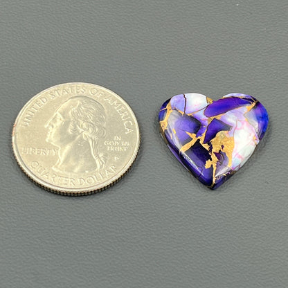 Kingman Purple Rose Dahlia  - Loose Cab - Heart