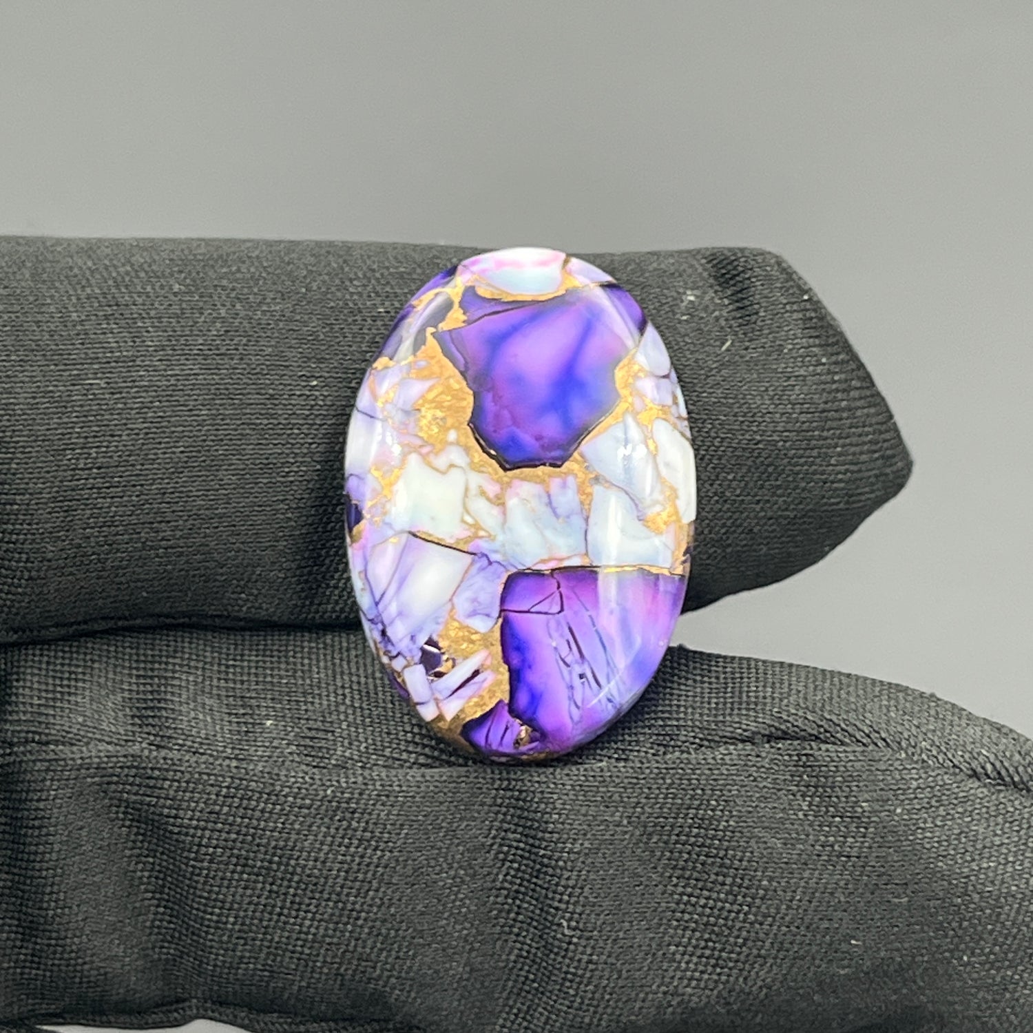 Kingman Purple Rose Dahlia  - Loose Cab - Oval