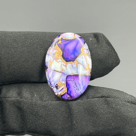 Kingman Purple Rose Dahlia  - Loose Cab - Oval