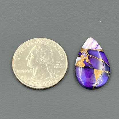 Kingman Purple Rose Dahlia  - Loose Cab - Teardrop