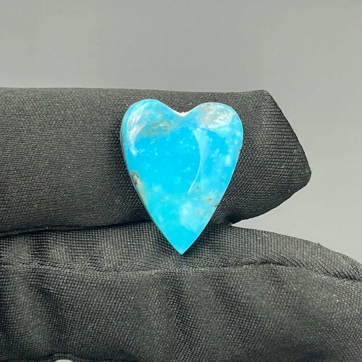 Blue Moon Turquoise Cabochon - Heart