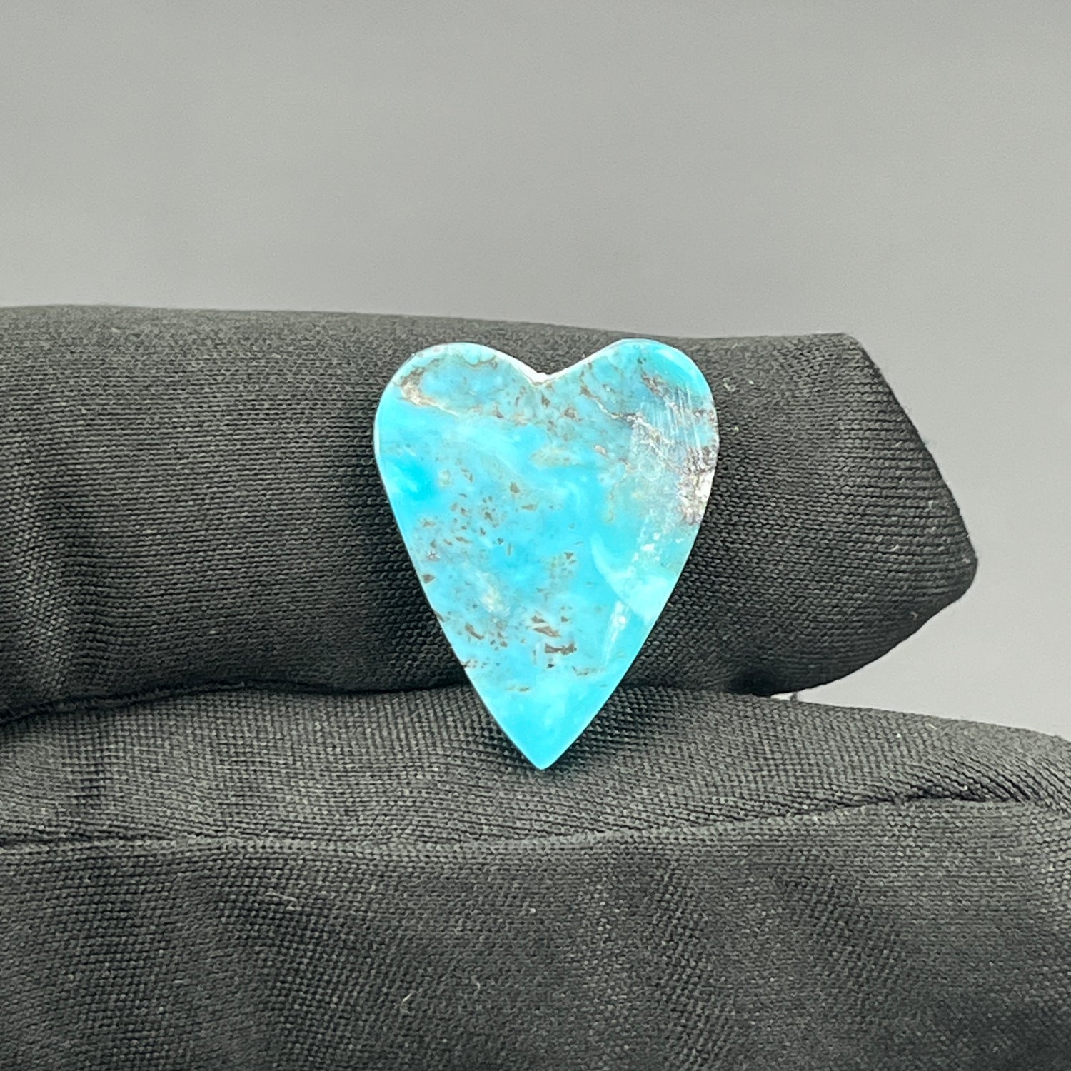 Blue Moon Turquoise Cabochon - Heart